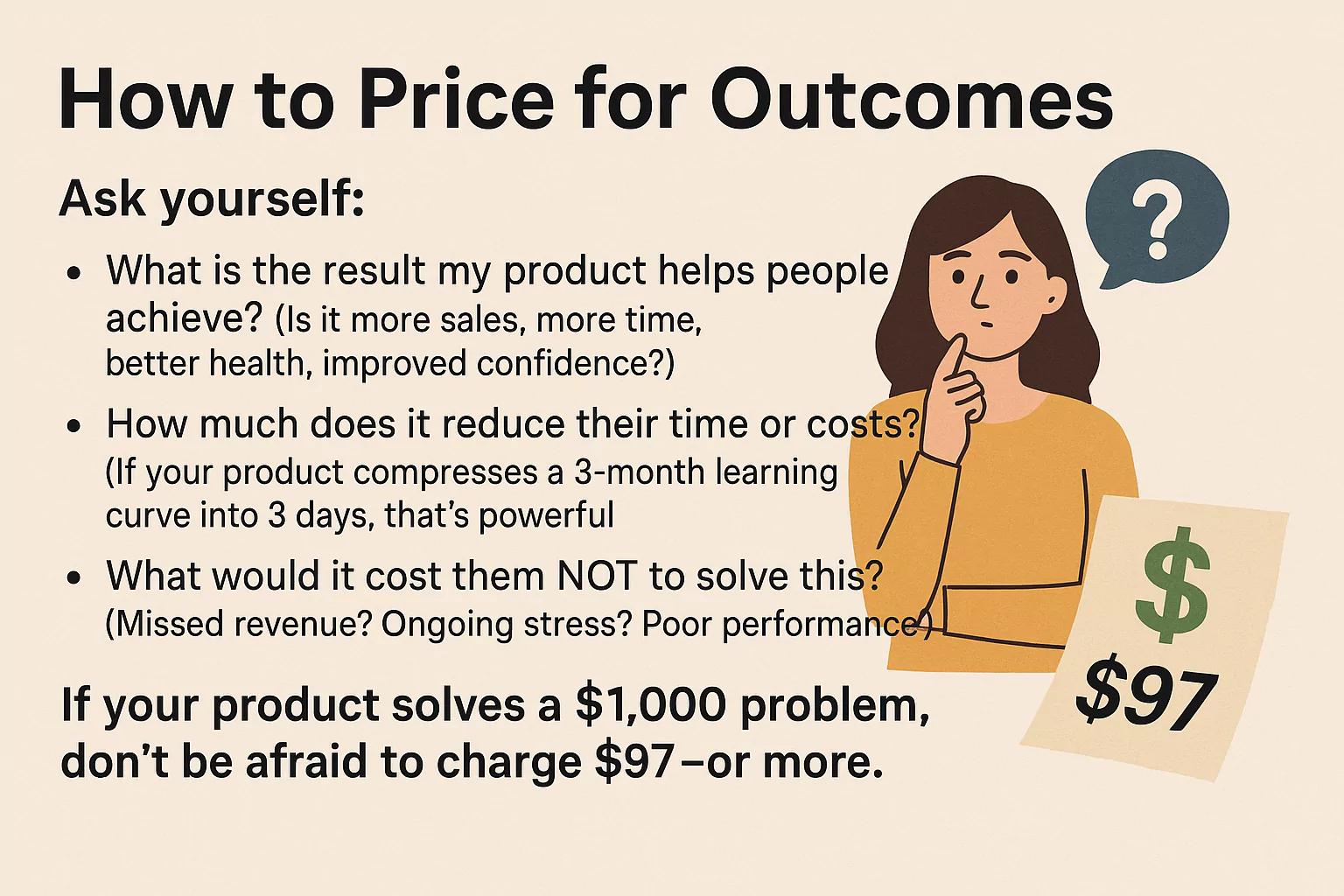 How to price for outcome