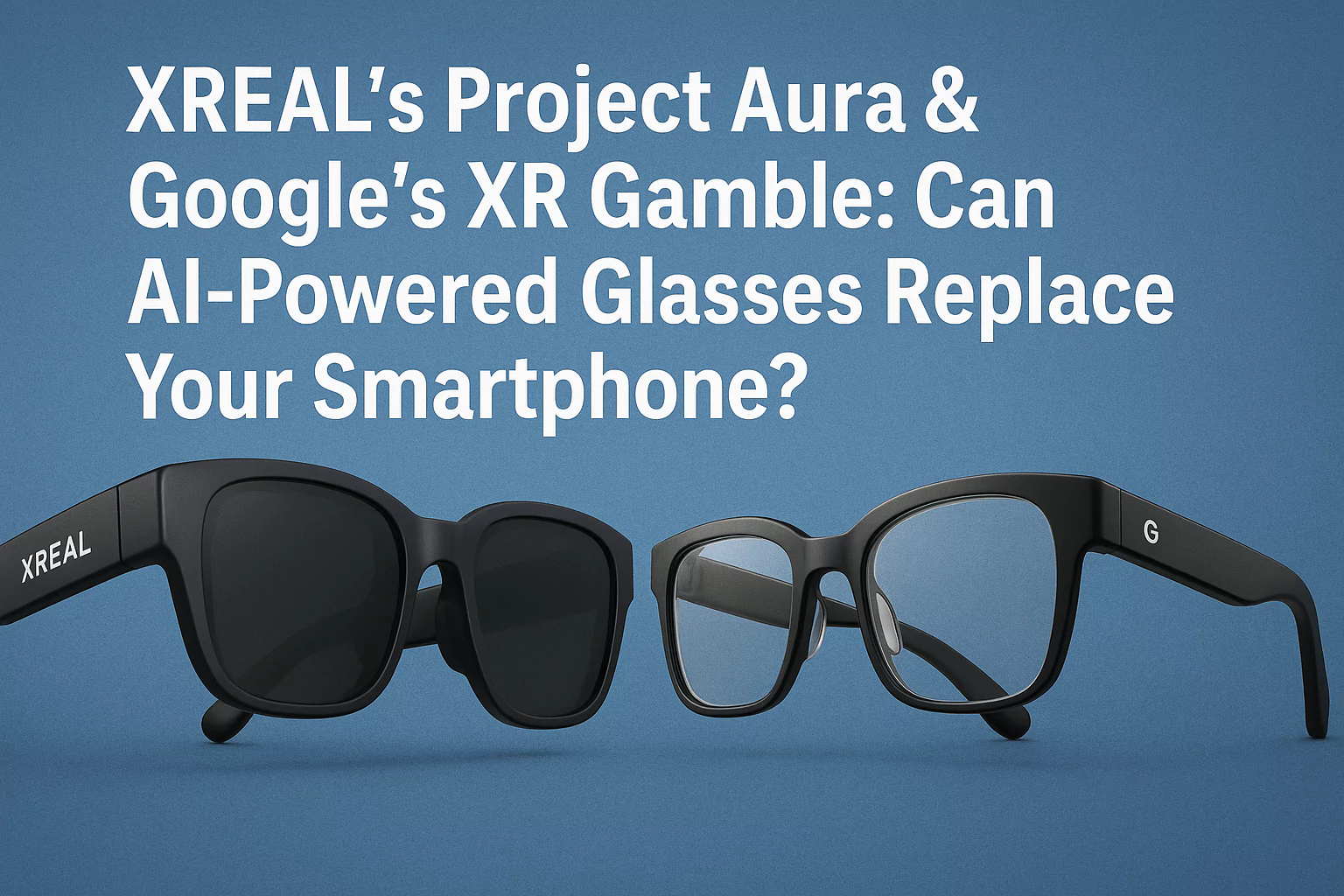 XREAL Project Aura smart glasses concept art
